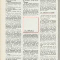 Rapport CNRS 1983