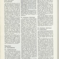 Rapport CNRS 1985