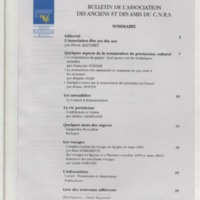 Bulletin de l'Association des anciens et des amis du CNRS n°23