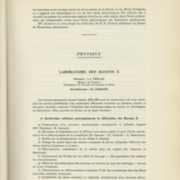 Rapport CNRS 1959-1960