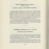 Rapport CNRS 1964-1965