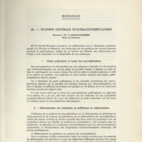 Rapport CNRS 1961-1962