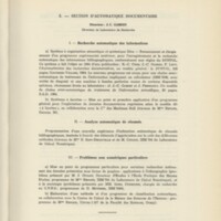 Rapport CNRS 1963-1964