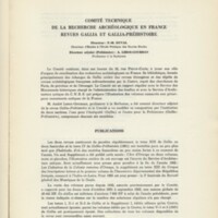 Rapport CNRS 1961-1962