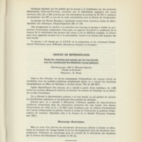 Rapport CNRS 1960-1961