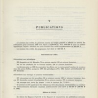 Rapport CNRS 1969