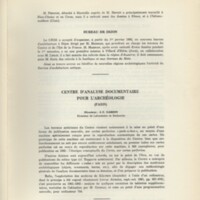 Rapport CNRS 1961-1962