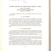 Rapport CNRS 1956-1957