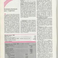 Rapport CNRS 1985
