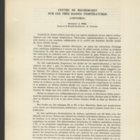 Rapport CNRS 1963-1964