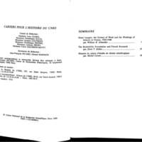 Cahiers pour l'histoire du CNRS 5