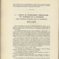 Rapport CNRS 1962-1963