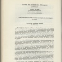 Rapport CNRS 1964-1965