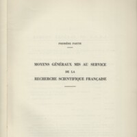 Rapport CNRS 1964-1965