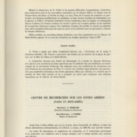 Rapport CNRS 1963-1964