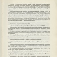 Rapport CNRS 1969