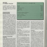 Rapport CNRS 1979-1980