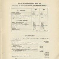 Rapport CNRS 1962-1963