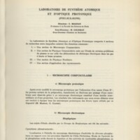 Rapport CNRS 1963-1964