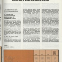 Rapport CNRS 1977-1978