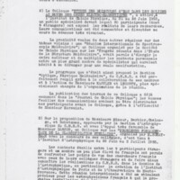 Rapport CNRS 1952-1953