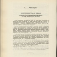 Rapport CNRS 1962-1963