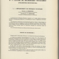 Rapport CNRS 1962-1963