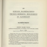 Rapport CNRS 1957-1958
