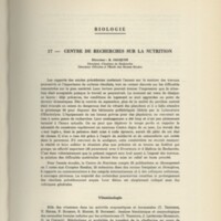 Rapport CNRS 1963-1964