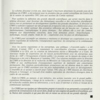 Rapport CNRS 1981-1982