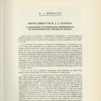 Rapport CNRS 1961-1962