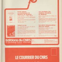 Le courrier du CNRS 21