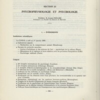 Rapport CNRS 1969