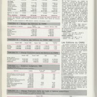 Rapport CNRS 1985