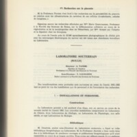 Rapport CNRS 1961-1962