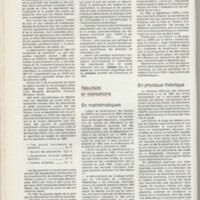 Rapport CNRS 1983