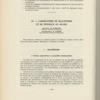 Rapport CNRS 1963-1964