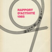 Rapport CNRS 1985