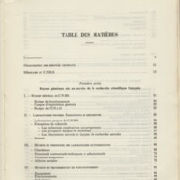 Rapport CNRS 1969