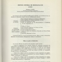 Rapport CNRS 1964-1965