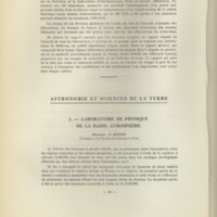 Rapport CNRS 1960-1961
