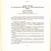 Rapport CNRS 1956-1957