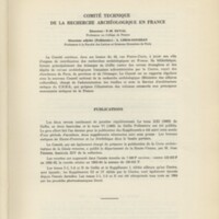 Rapport CNRS 1963-1964