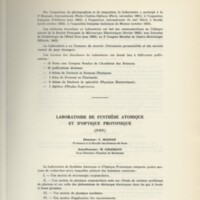 Rapport CNRS 1961-1962