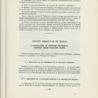Rapport CNRS 1964-1965