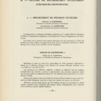 Rapport CNRS 1963-1964