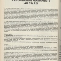 Le courrier du CNRS 7