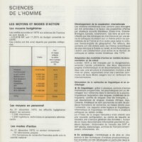 Rapport CNRS 1975