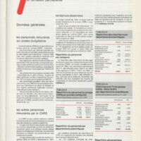 Rapport CNRS 1984