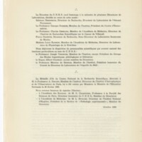 Rapport CNRS 1959-1960